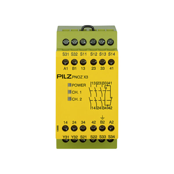 Pilz - 774318 - Dispositivo de seguridad PNOZ-X3-230